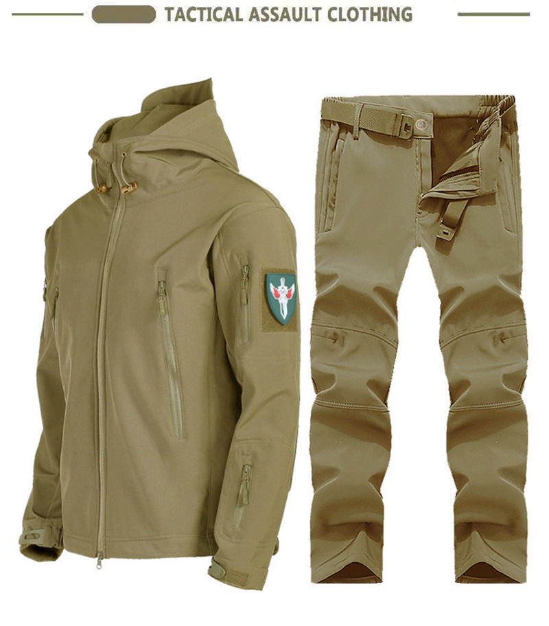 New Soft Shell Tactical Jacket - Hunting Outdoor Pants recension och pris