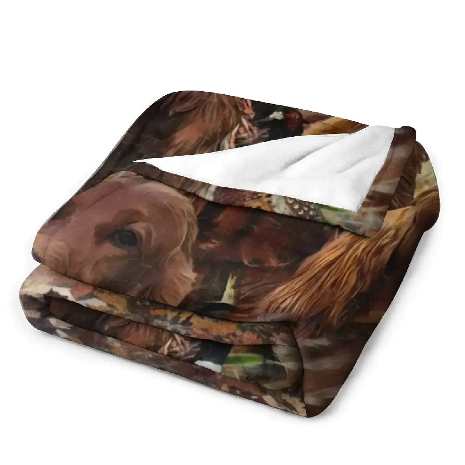 Irish Setters with Pheasants - - Outdoor Hunting Blanket recension och pris