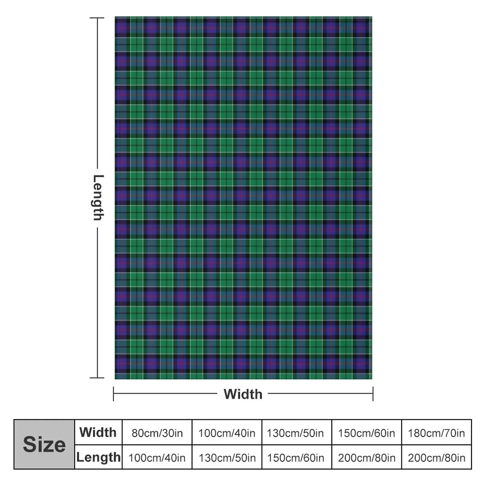 Clan Leslie Hunting Tartan Thr - Outdoor Hunting Blanket recension och pris