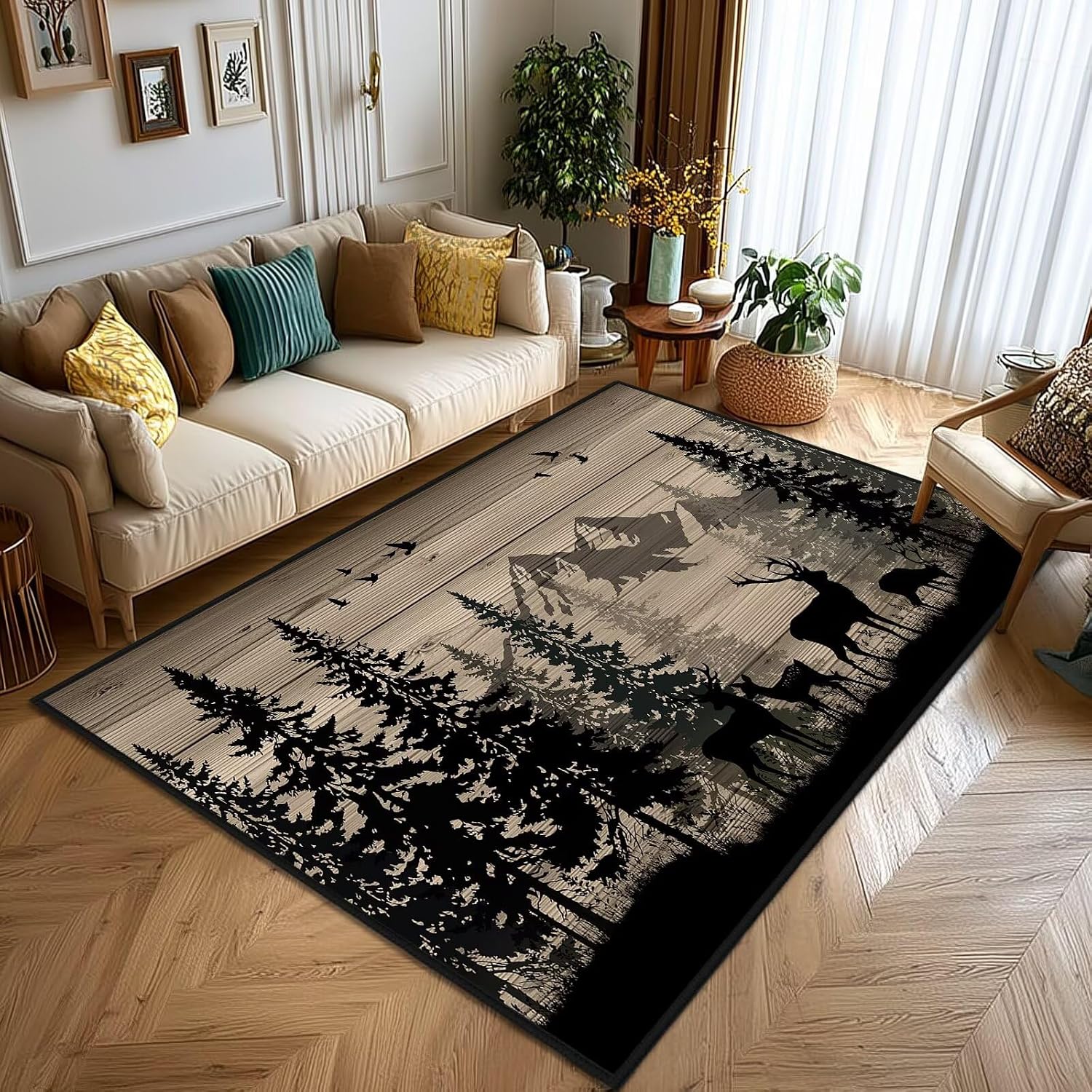 Deer Hunting Rug Camo Deer Car - Hunting Outdoor Mat recension och pris
