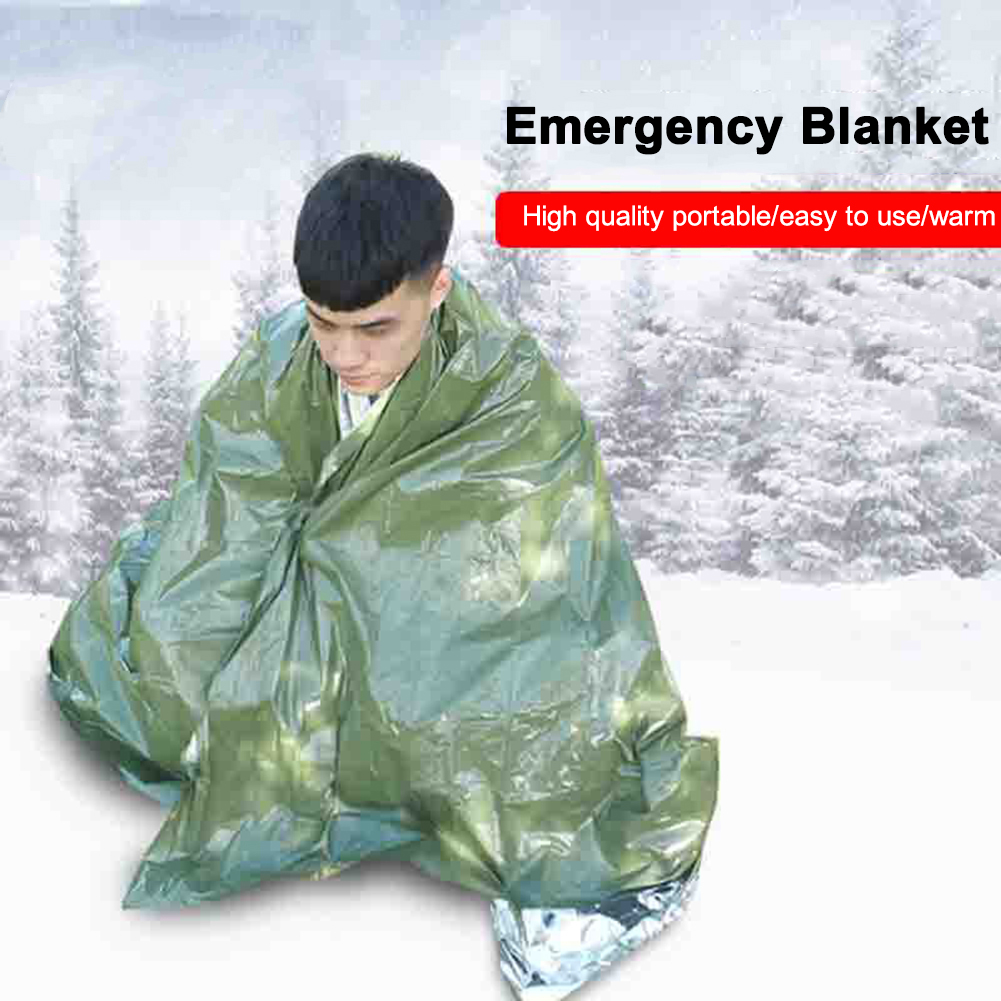 Foil Emergency Sleeping Bag Li - Outdoor Hunting Blanket recension och pris