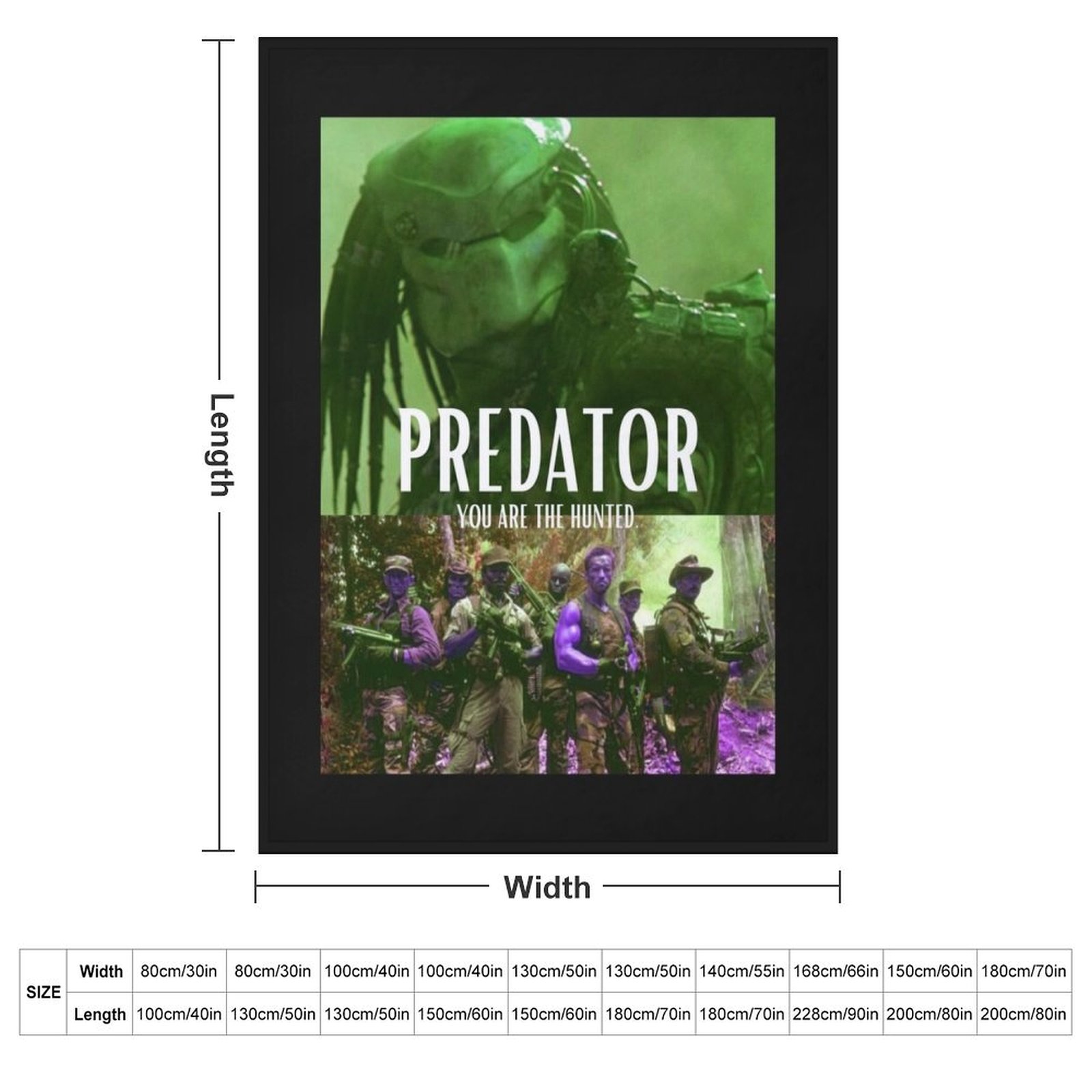 Predator You are the Hunted Th - Outdoor Hunting Blanket recension och pris