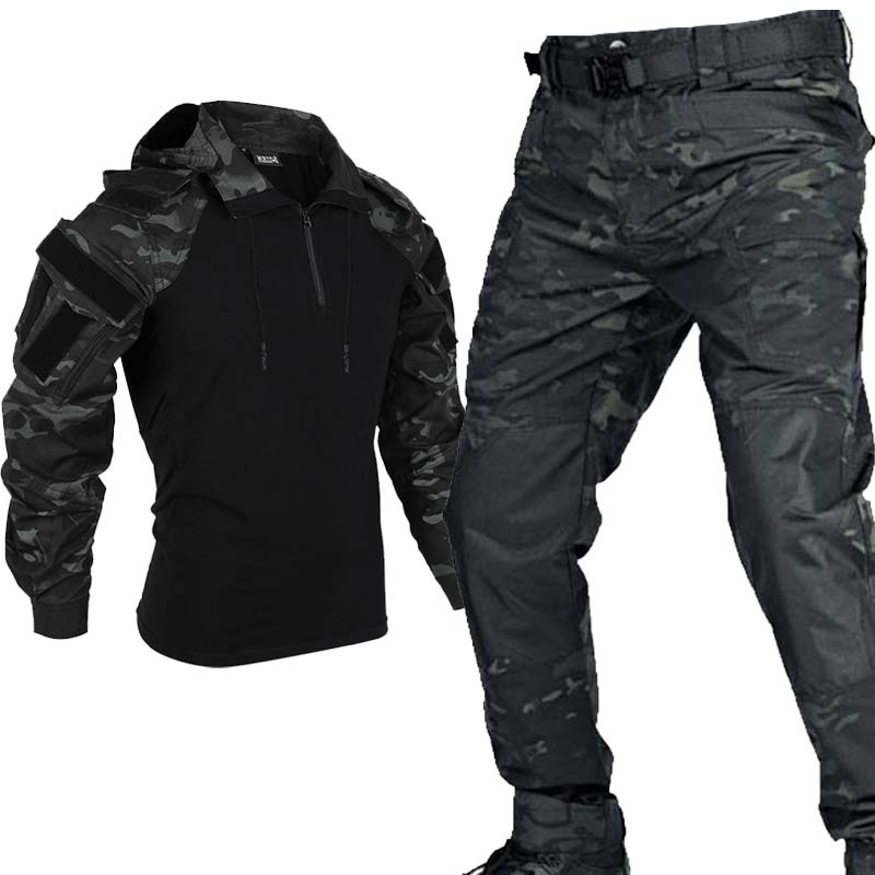 Men's Black Multicam Tactical  - Outdoor Hunting Outfit recension och pris