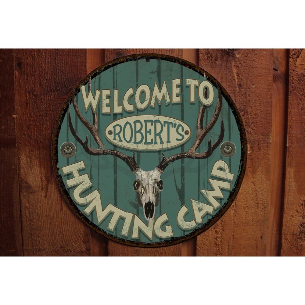 1pc Customizable Round Hunting - Outdoor Hunting Names recension och pris