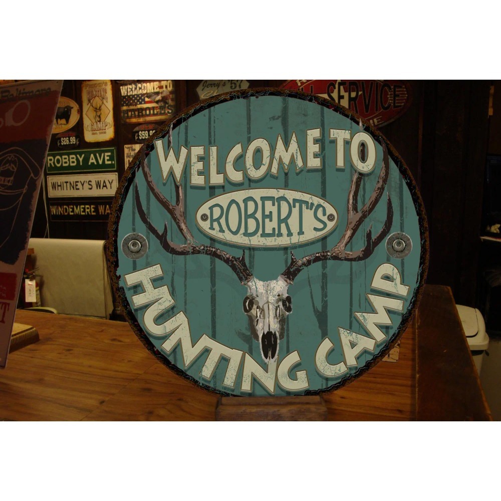 1pc Customizable Round Hunting - Outdoor Hunting Names recension och pris