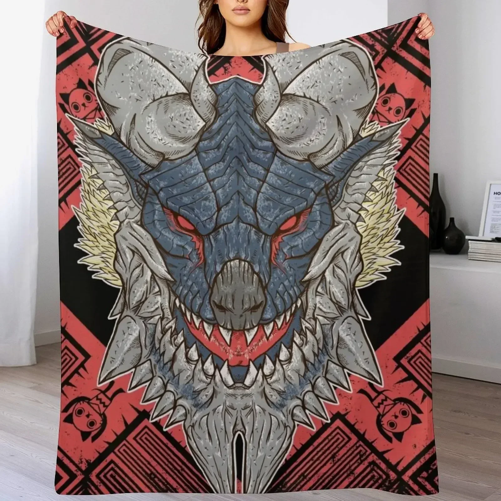Hunting Club: Stygian Zinogre  - Outdoor Hunting Blanket recension och pris