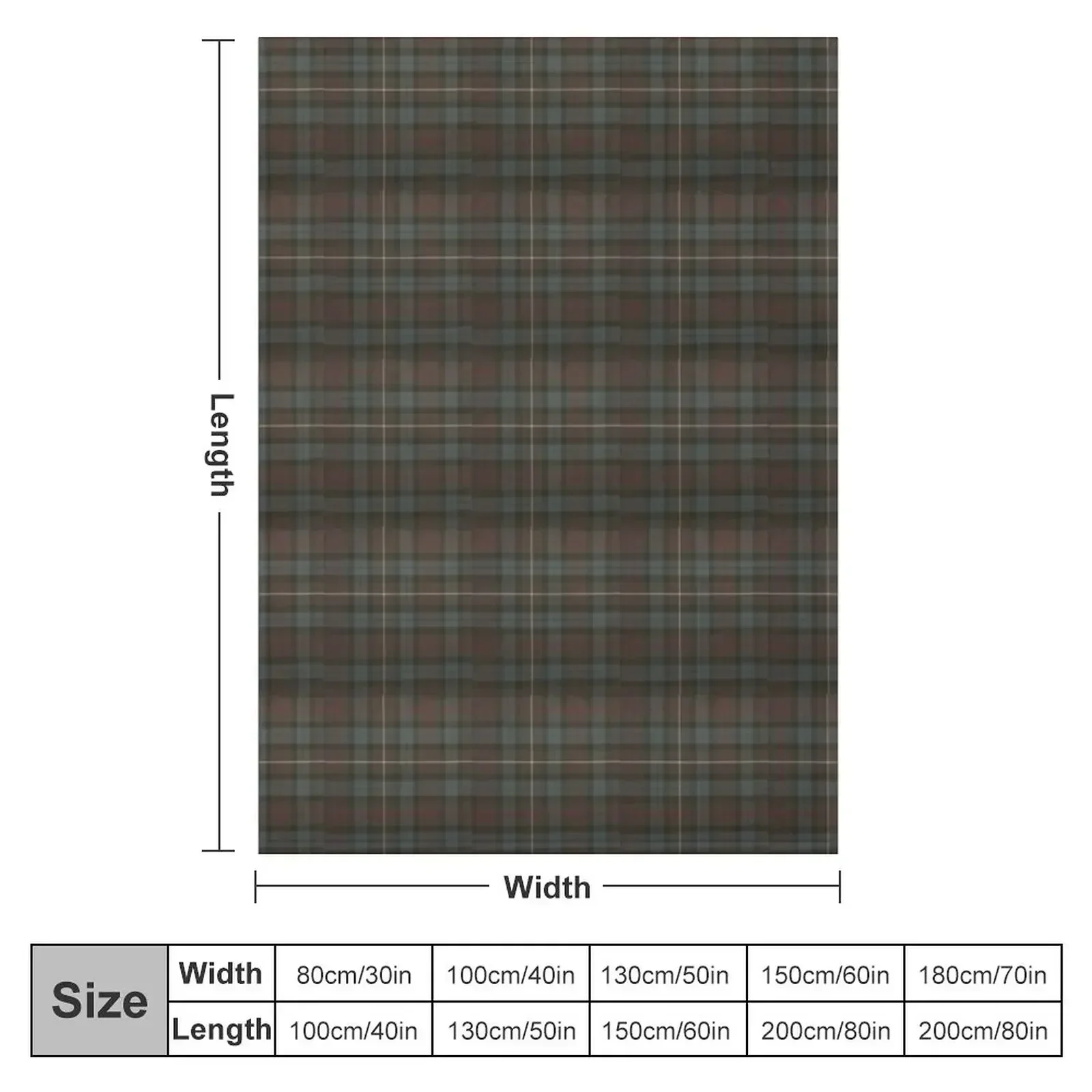Clan Fraser Hunting Tartan Thr - Outdoor Hunting Blanket recension och pris