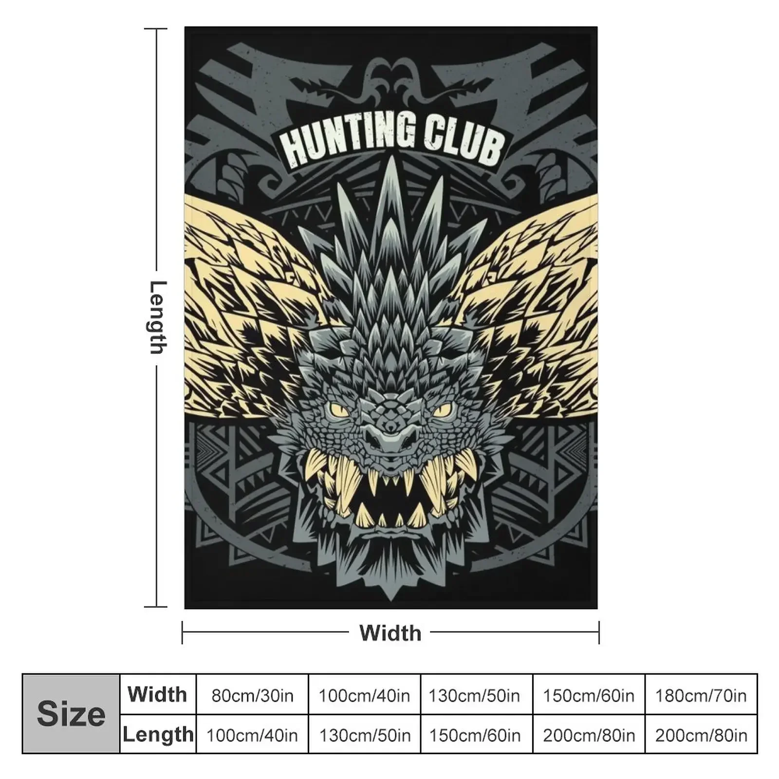 Nergigante Hunting club Throw  - Outdoor Hunting Blanket recension och pris