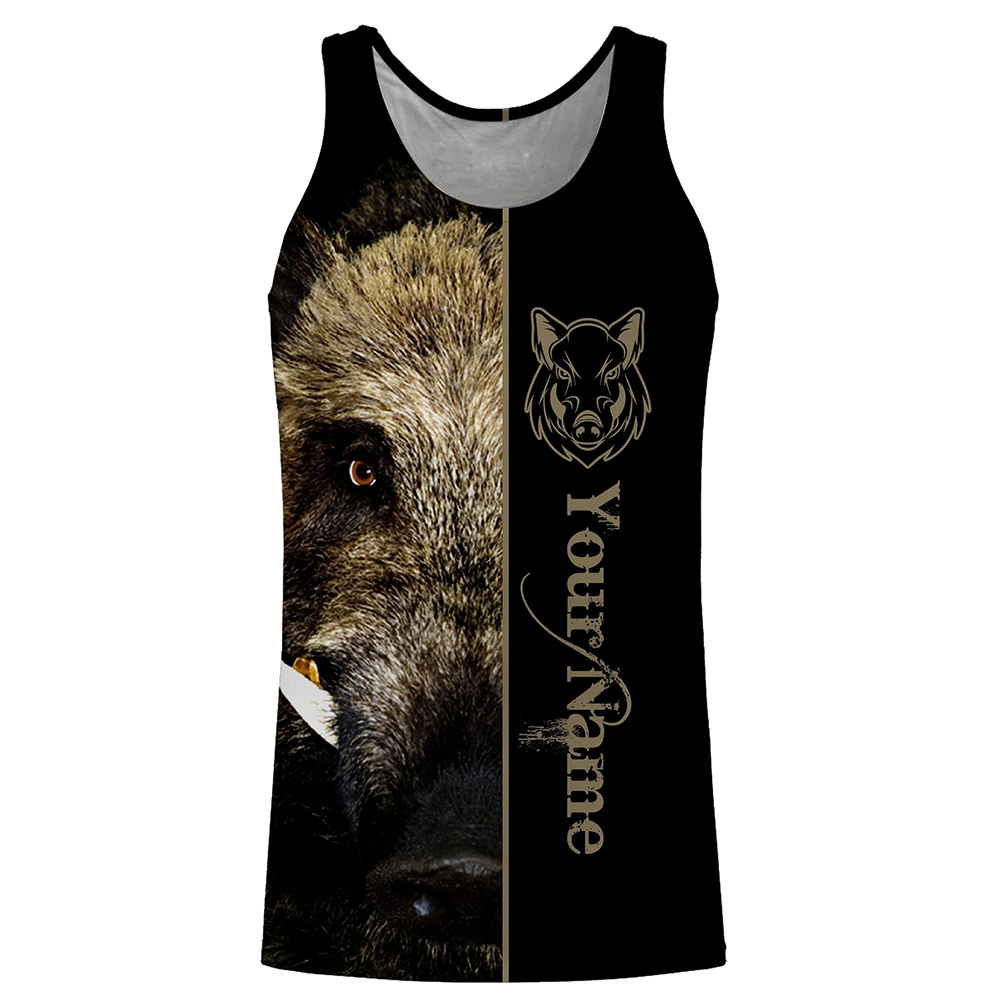 Custom Name Boar Hunter Tank T - Outdoor Hunting Names recension och pris