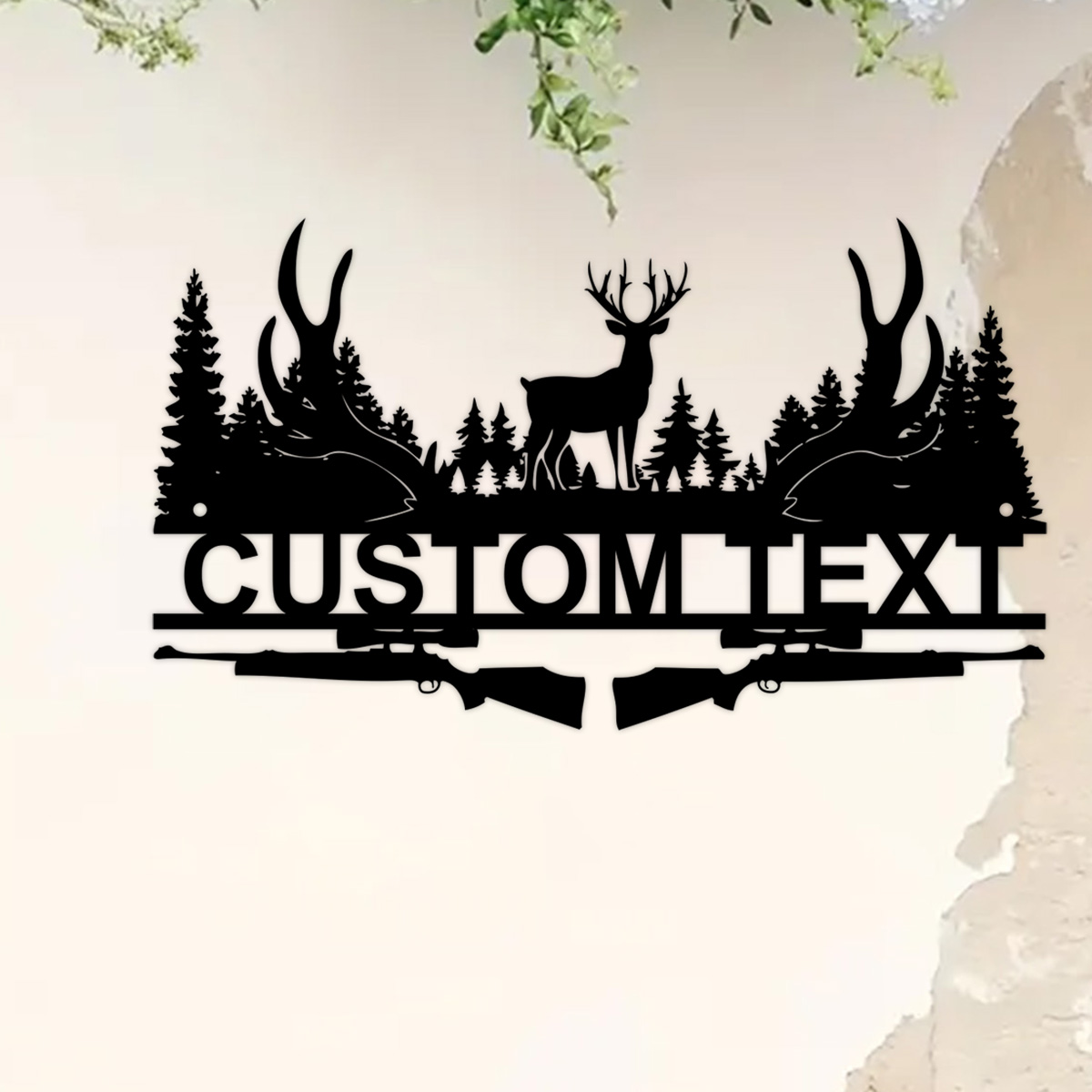 Custom Deer Cabin Metal Sign,  - Outdoor Hunting Names recension och pris