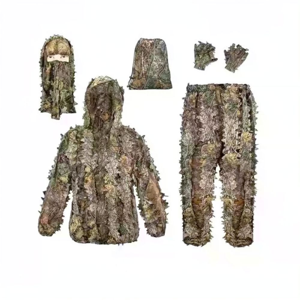 Outdoor 3D Leafy Ghillie Cloak - Outdoor Hunting Outfit recension och pris