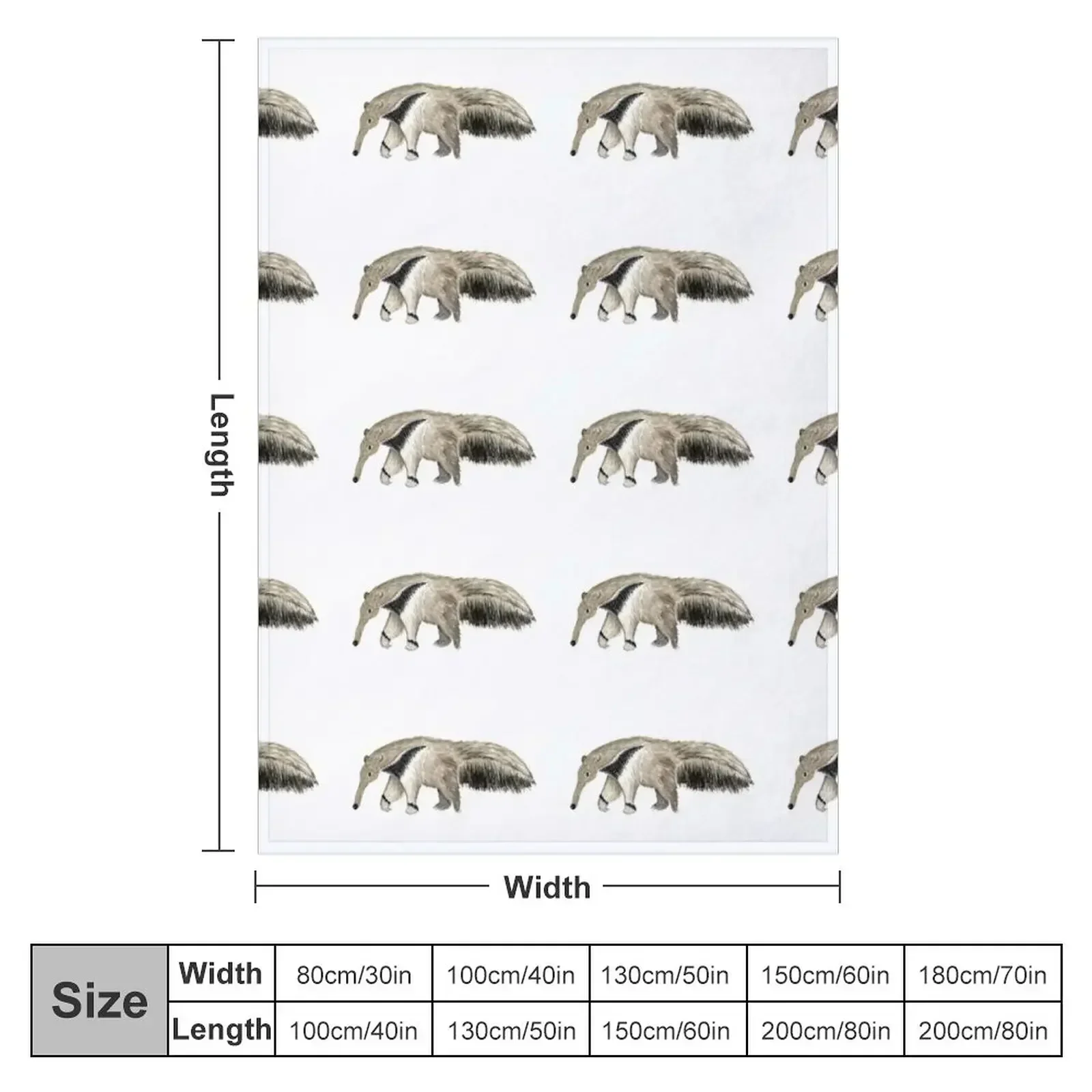 The Anteater Off Hunting Ants  - Outdoor Hunting Blanket recension och pris