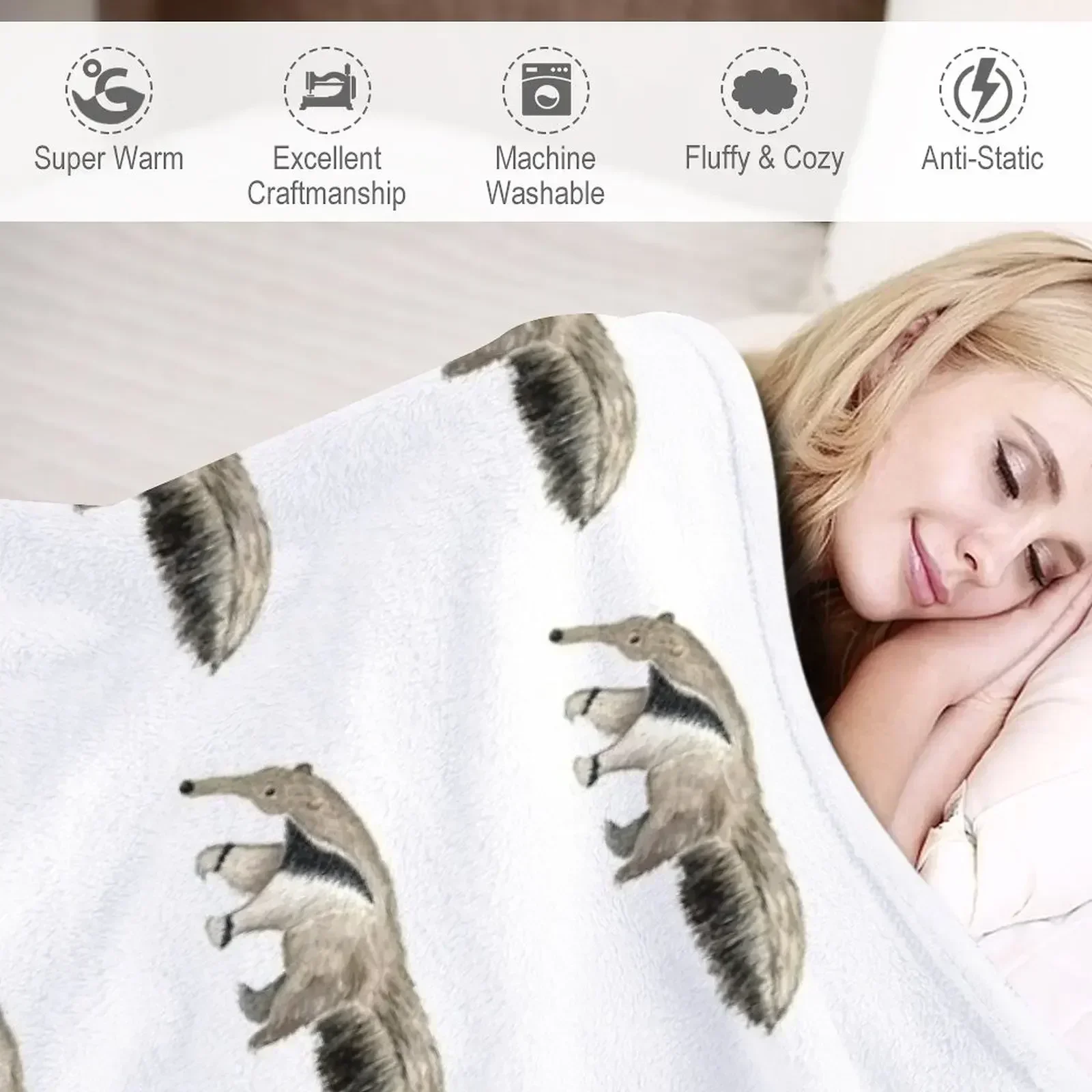 The Anteater Off Hunting Ants  - Outdoor Hunting Blanket recension och pris