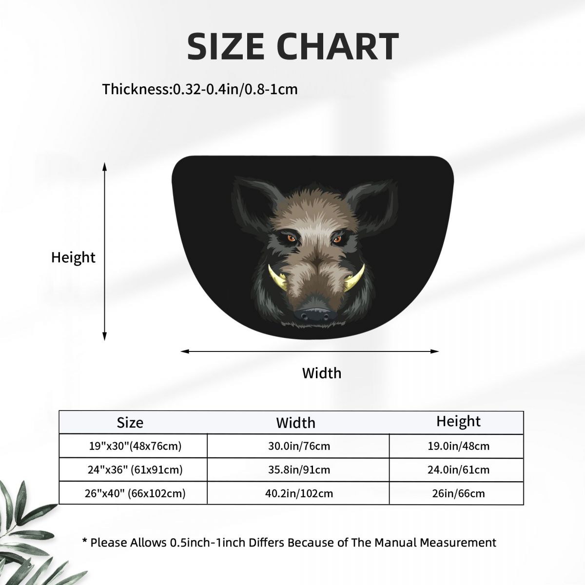 Funny Wild Pig Hunting Soft Fl - Hunting Outdoor Mat recension och pris