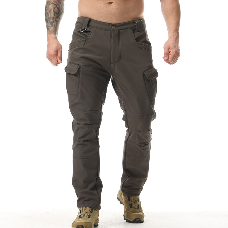 Men Fleece Lined Softshell Tac - Hunting Outdoor Pants recension och pris