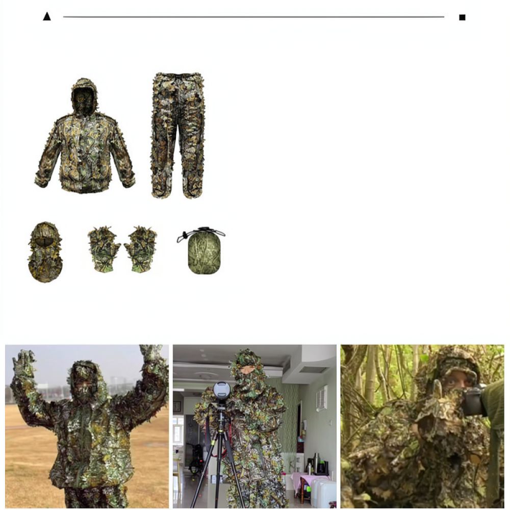 Outdoor 3D Leafy Camouflage Ca - Outdoor Hunting Outfit recension och pris