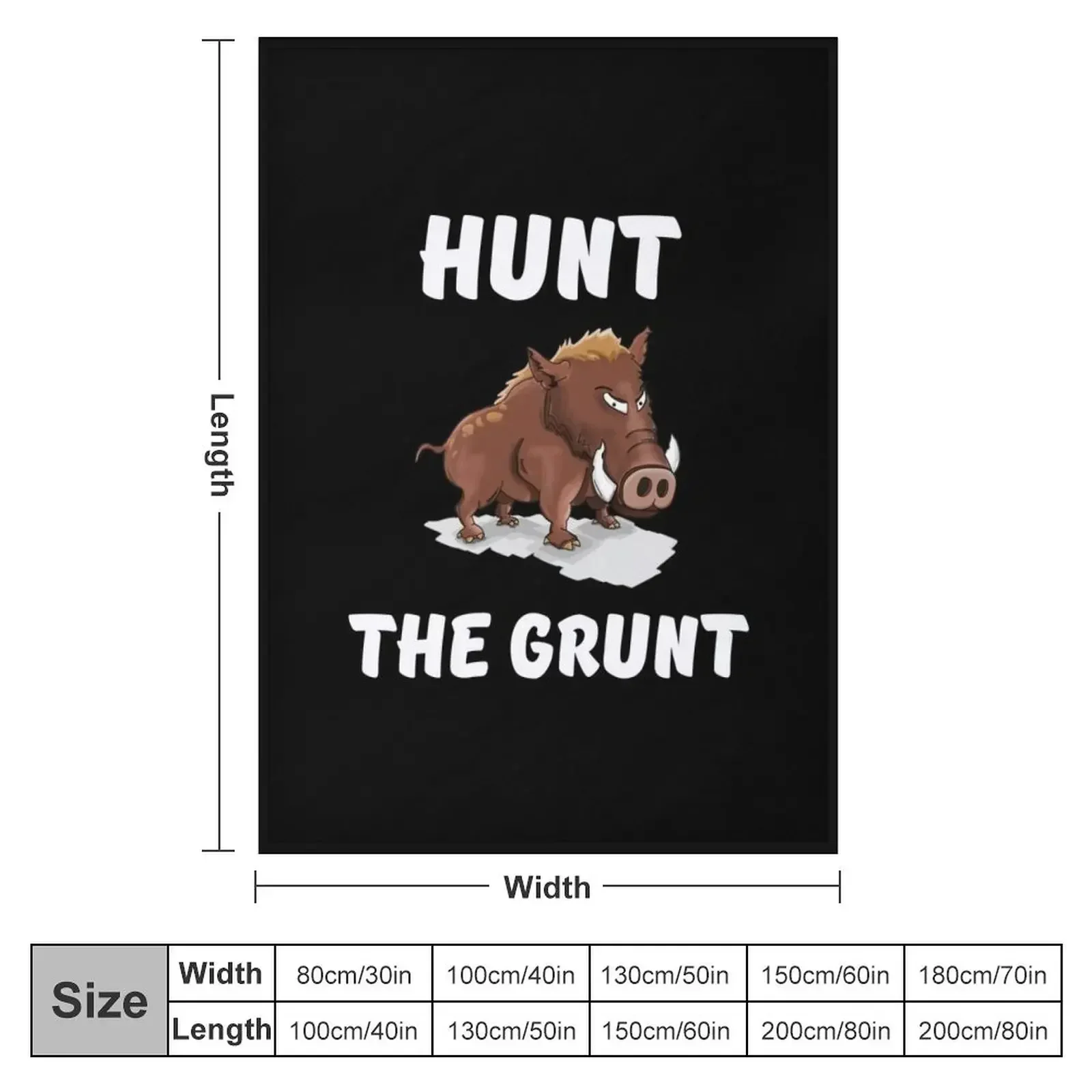 Hunt the grunt. Hog hunting pi - Outdoor Hunting Blanket recension och pris
