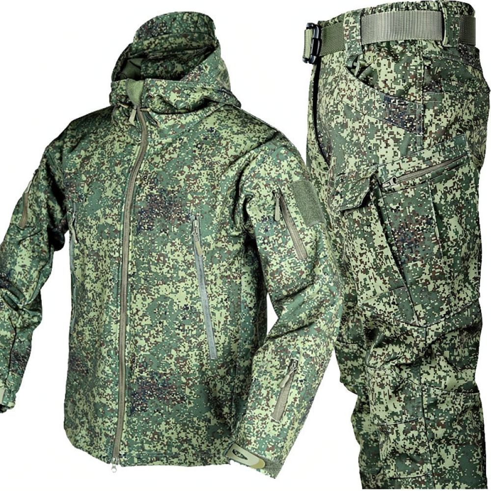 Camouflage Tactical Softshell  - Outdoor Hunting Outfit recension och pris