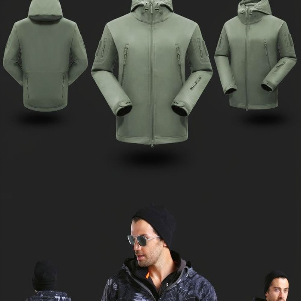 Camouflage Tactical Softshell  - Outdoor Hunting Outfit recension och pris